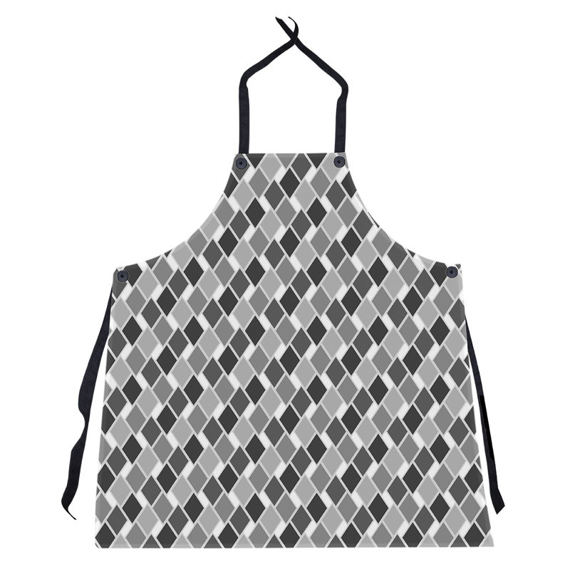 Tablier à carreaux, Noir