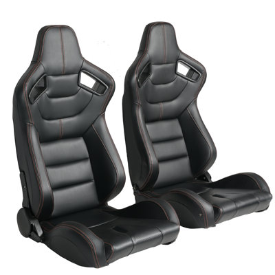 2 pièces 1 paire de cordons de course noir / rouge avec simulateur de course