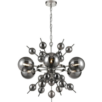 Derk 6 - Light Chrome Sputnik Pendant