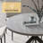 Cappelletti Round Steel Pedestal Dining Table Set-810087414-868054043