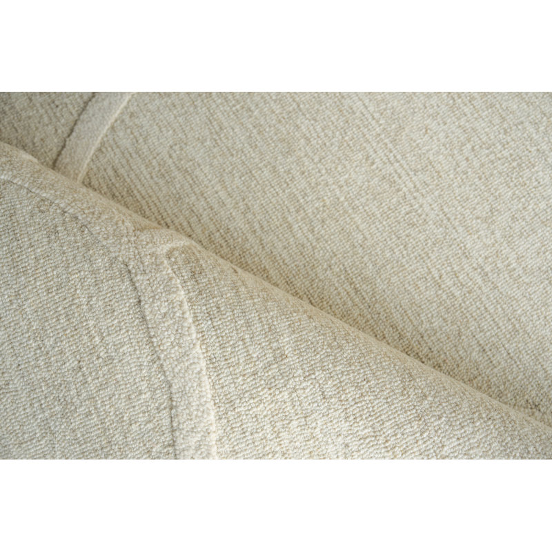 Shell Hand Tufted New Zealand Wool Beige/Ivory Area Rug, 8'X10'
