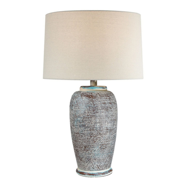 Lampe de table Howery, Ciel brumeux / crème