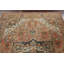 Tapis motif géométrique rétro Heriz Persian noué à la main 8 x 11