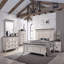 Magnifique finition bicolore, table de chevet 1 pièce, deux tiroirs de rangement, mobilier de chambre à coucher