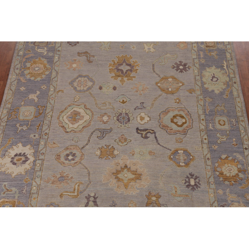 Tapis turc Oushak en laine 8 x 11