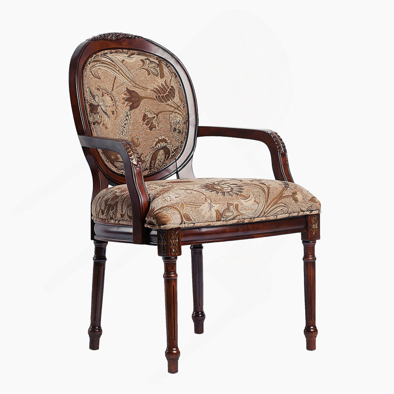 Chaise à dossier ovale
