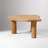 Medieval-style all-solid wood coffee table