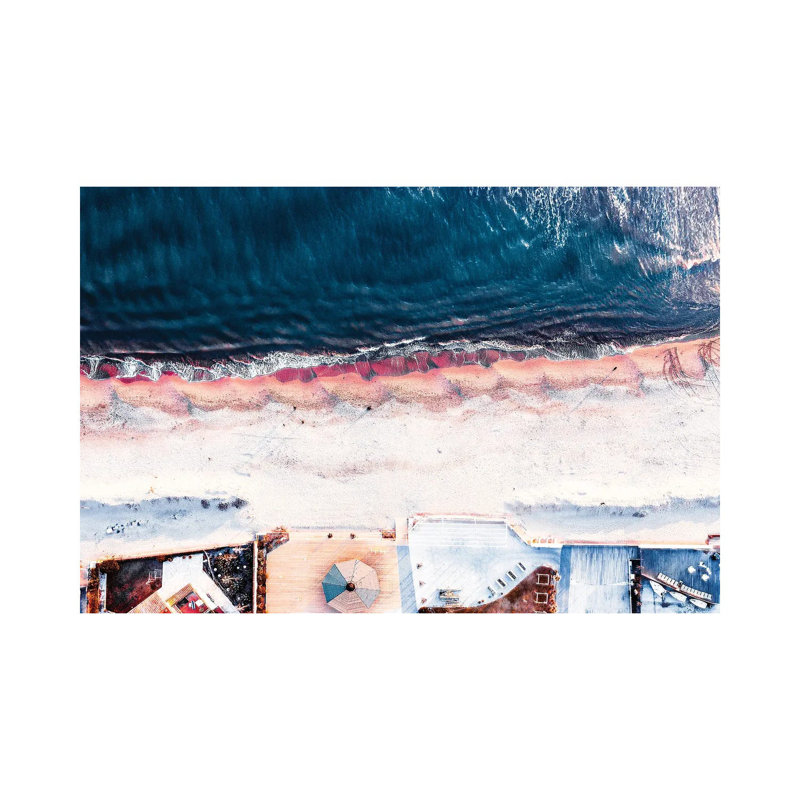 On The Sea Shore by Carmine Chiriaco - Painting on Canvas, Wrapped Canvas, 66.04 cm H x 45.72 cm W