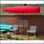 Parasol de marché polyvalent pour terrasse et parasol 10 x 6,5 pi avec manivelle et bouton-poussoir inclinable pour le marché du jardin-326547199