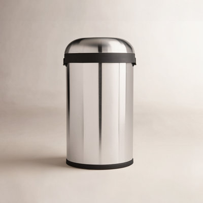 simplehuman 16gal Bullet Open Trash Can