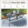 Sutiya Rectangular 6 - Person 60'' L Outdoor Dining Set