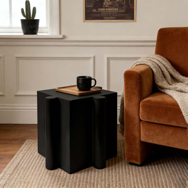 Table d'appoint Art, Noir