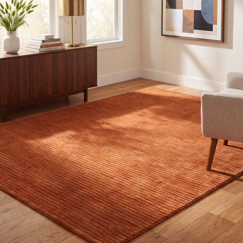 Guiness Hand Loomed Wool Area Rug, Rectangle 9' x 12'
