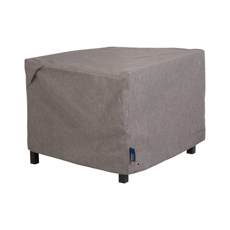 Housse pour table d'extérieur Modern Leisure Garrison Square, imperméable, carrée 42 po x H 22 po, granit