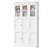 71'' H Tall American Style Standard Bookcase with 9 Doors and Adjustable Shelves-382377571