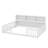 Floor Bed With Side Bookcase,Shelves,Guardrails-896912659