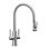 Modern 2 Handle Plp Pulldown Faucet - Lever Sprayer