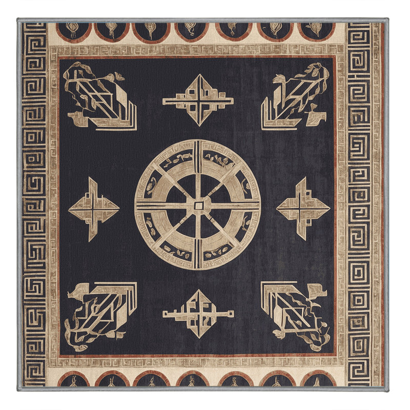 Corinthian Coil Rug, Square 6'