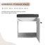 Meuble-lavabo mural 20 po avec lavabo-1162073169