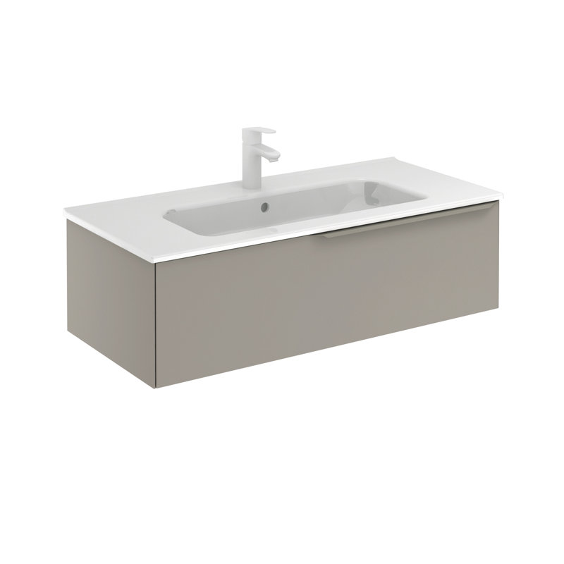 Ensemble de meuble-lavabo simple 40 po, Sable mat