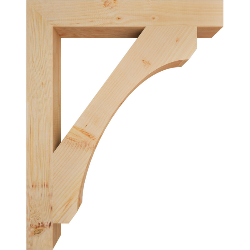 Support en bois rustique Legacy Block, Sapin de Douglas, Lisse, H 38 po x l 3,5 po x P 30 po