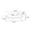 Table basse moderne en bois de style minimaliste