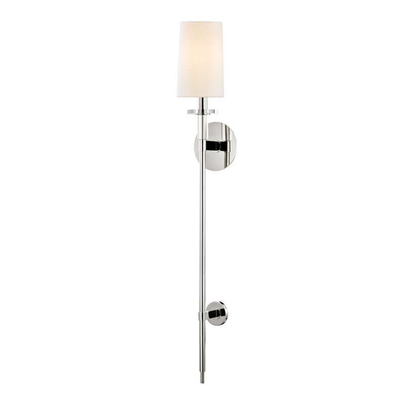 Serena Steel Wallchiere, Polished Nickel