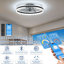 Ventilateur de plafond à DEL 24 "à intensité variable avec télécommande-129601860