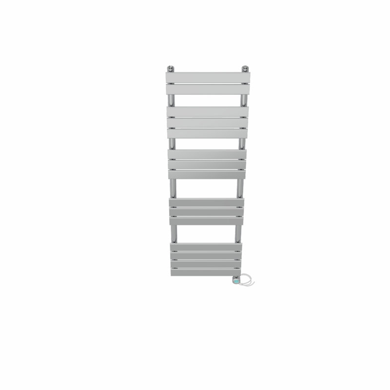 Flat Panel Towel Rail Heated Towel Rails, 160cm H x 45cm W x 6.2cm D, Chrome