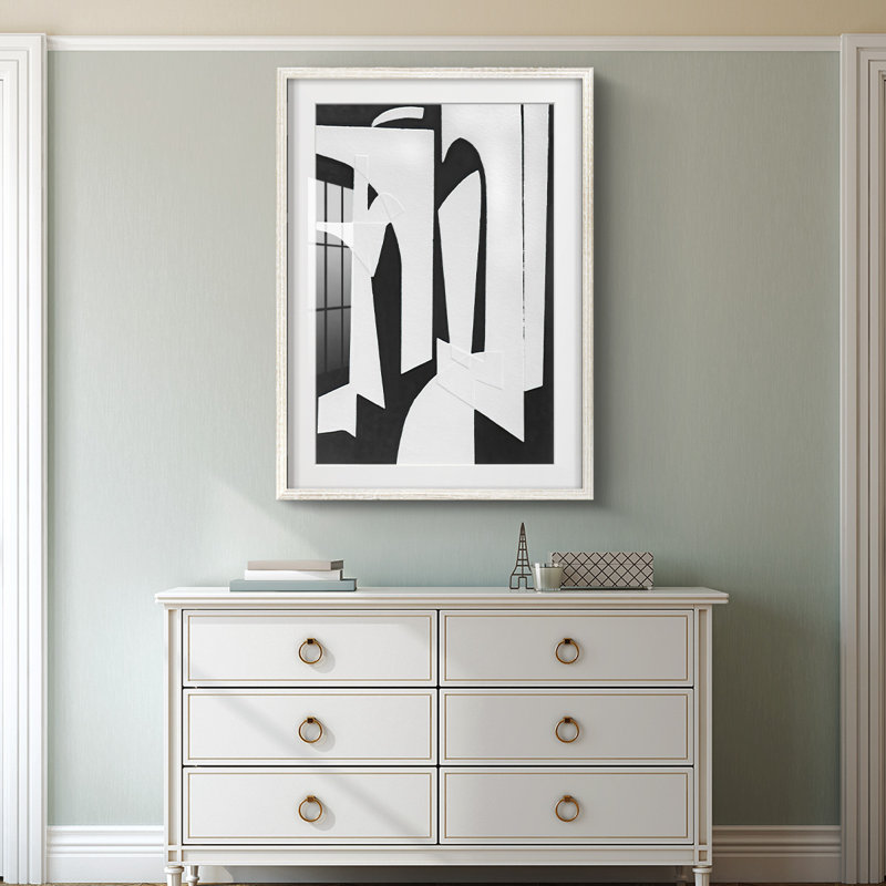 Reproduction encadrée, espagnol, espagnol, arc-en-ciel, H 28,5 po x l 20,5 po, Blanc