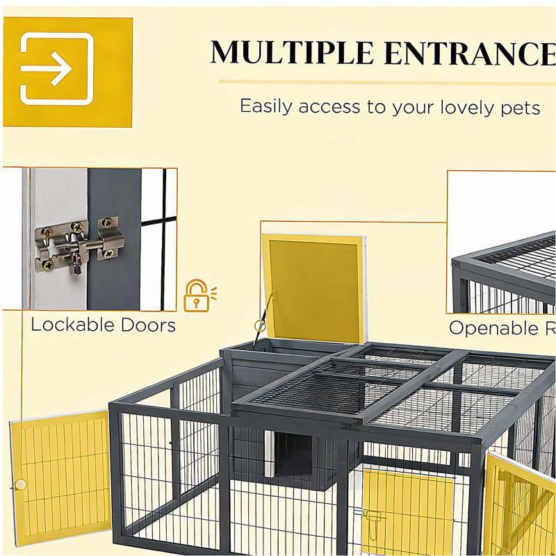 Small Animal Hutch Cage,Pet House,Rabbit House
