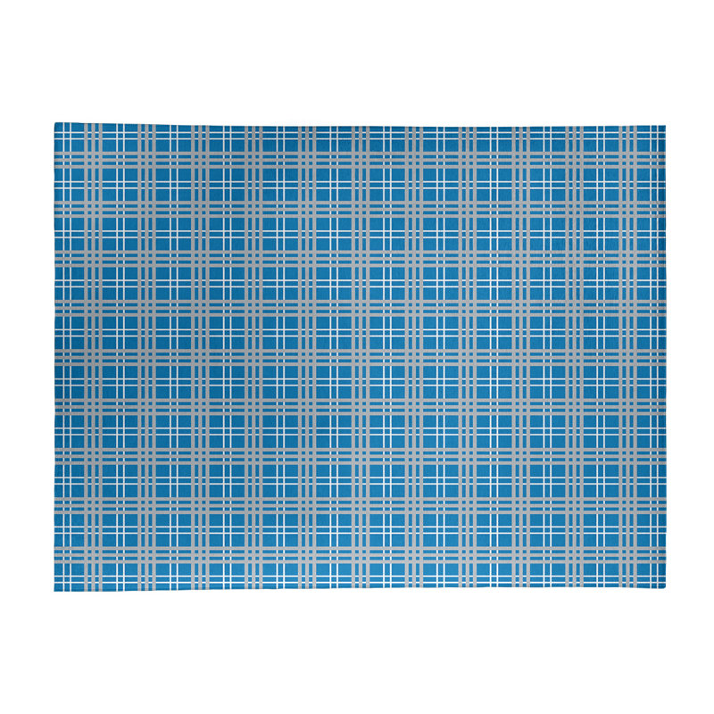 Plaid Indoor Rug, Rectangle 8' x 10'