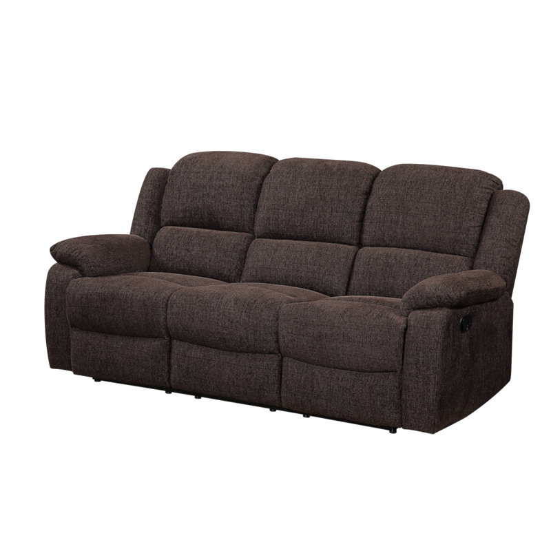 Madden Brown Chenille Motion Sofa