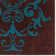 Tapis de zone brun/bleu Guilford