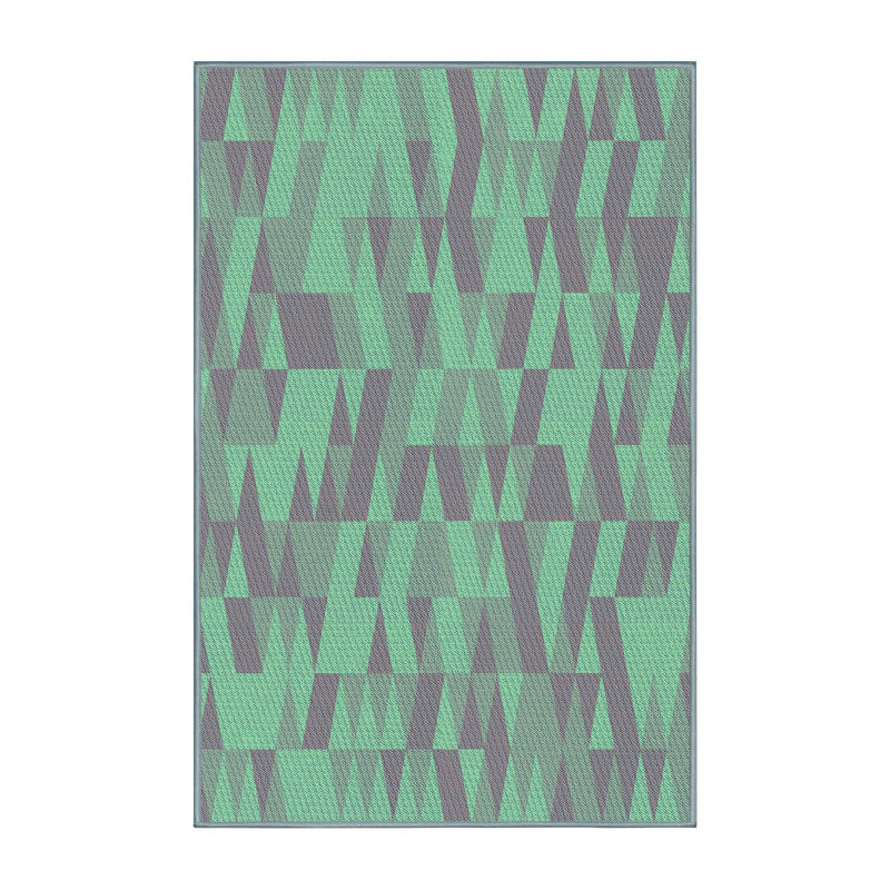 Geometric Indoor Rug, Rectangle 6' x 9'