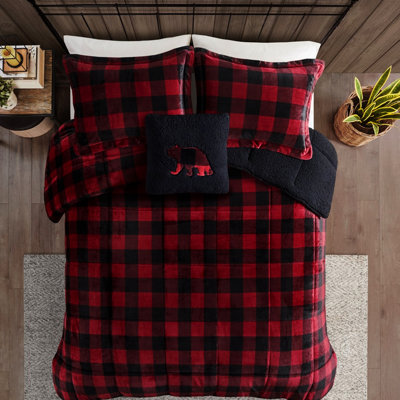 Édredon très grand avec housse, multicolore, 102 po x 86 po, 2 taies décoratives, 1 coussin décoratif, lavable à la machine, texturé, l 102 po x L 86 po