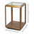 Gilbert Glass Top End Table