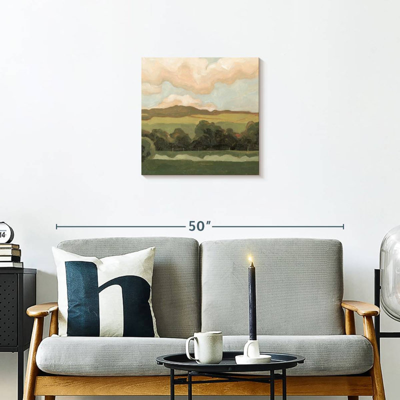 Alvord Ochre Evening I, 20" H x 20" W