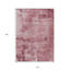 Tapis d'extérieur lavable abstrait 10 pi x 14 pi rosé