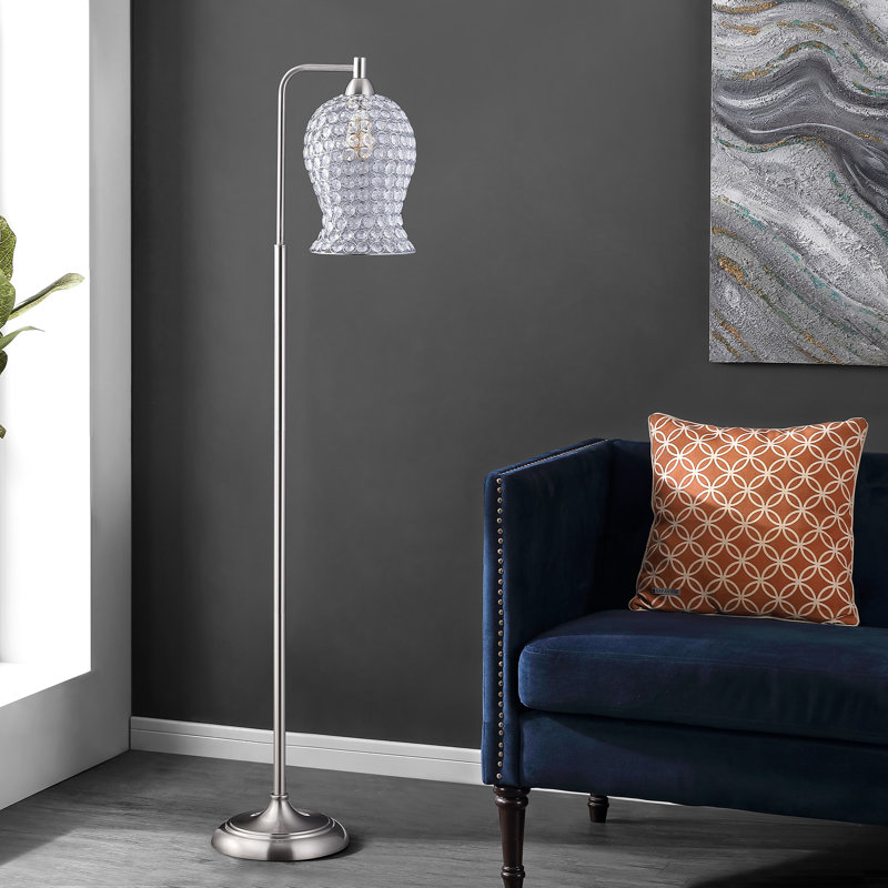 Barnesville 61.5'' Nickel Task Floor Lamp