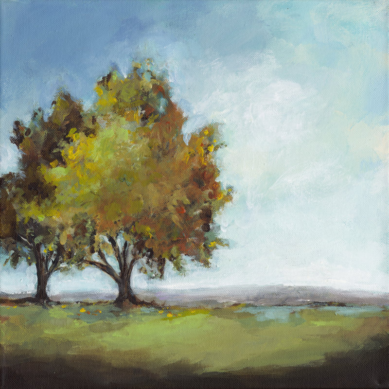 «Waiting For Fall I», H 12 po x l 12 po x P 1,25 po