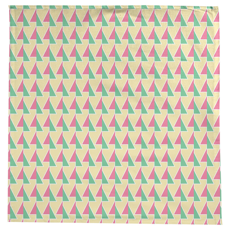Flèches Nappe, Rose / jaune / vert