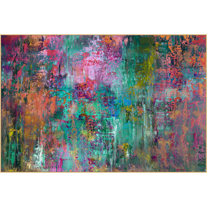 Waterfall' Framed Print on Canvas