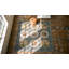Antique Needlepoint English Flat Weave Rug
