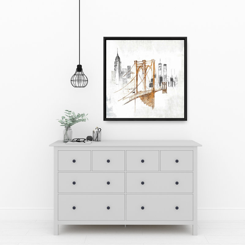 " Brooklyn Bridge Blurry Sketch "