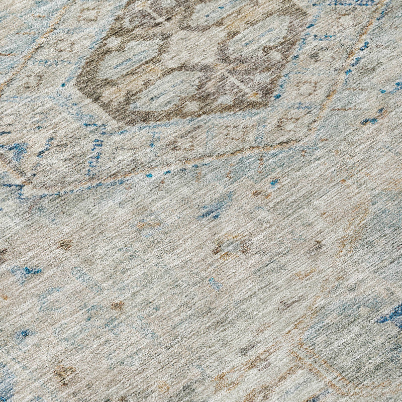 Machine Washable Indoor/Outdoor Earleville ACN2357 Traditional Rug, Rectangle 3' x 5'