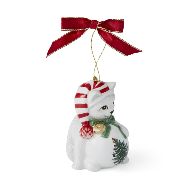 Spode, Christmas Tree - Playful Kitten Ornament