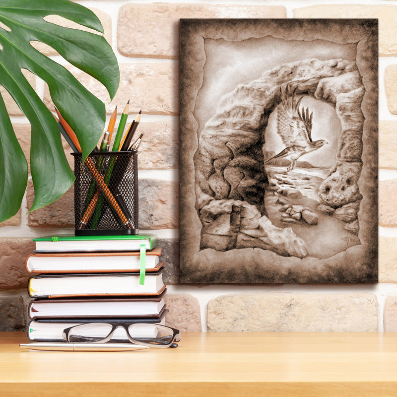 Toile épique «Freedom Flight» par Art and a Little Magic, H 16 po x l 12 po x P 0,75 po