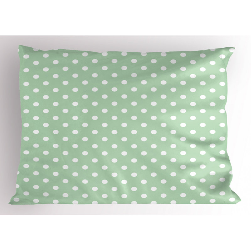 Dots Polyester Polka Dots Sham Set, Queen