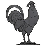 Rooftop 30" Rooster Weathervane